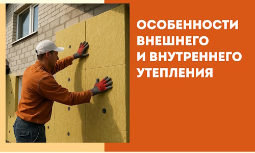 Какие особенности внешнего и внутреннего утепления в Тейково