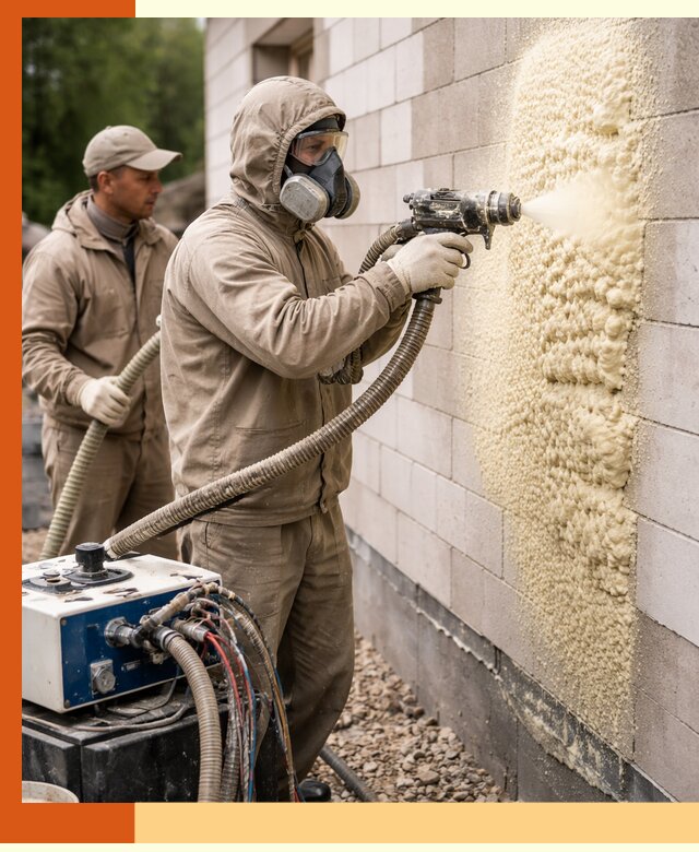 Утепление дома из газобетона ППУ в Тейково — надежная теплоизоляция