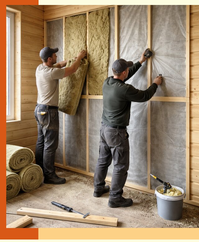 Утепление дома из минибруса в Тейково: комплексные теплоизоляционные работы