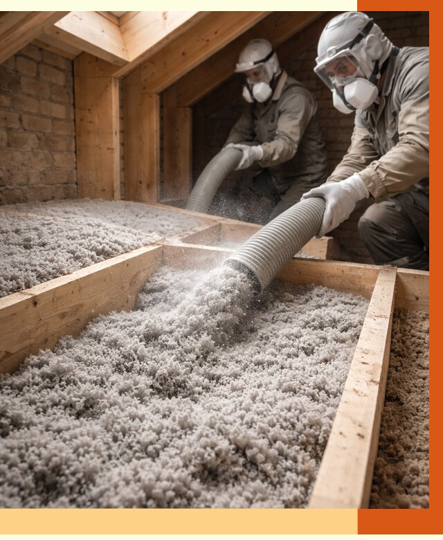 Утепление коттеджа эковатой в Тейково от 2718 руб./м² — комплексная задувка и монтаж | ТепломастерТкв