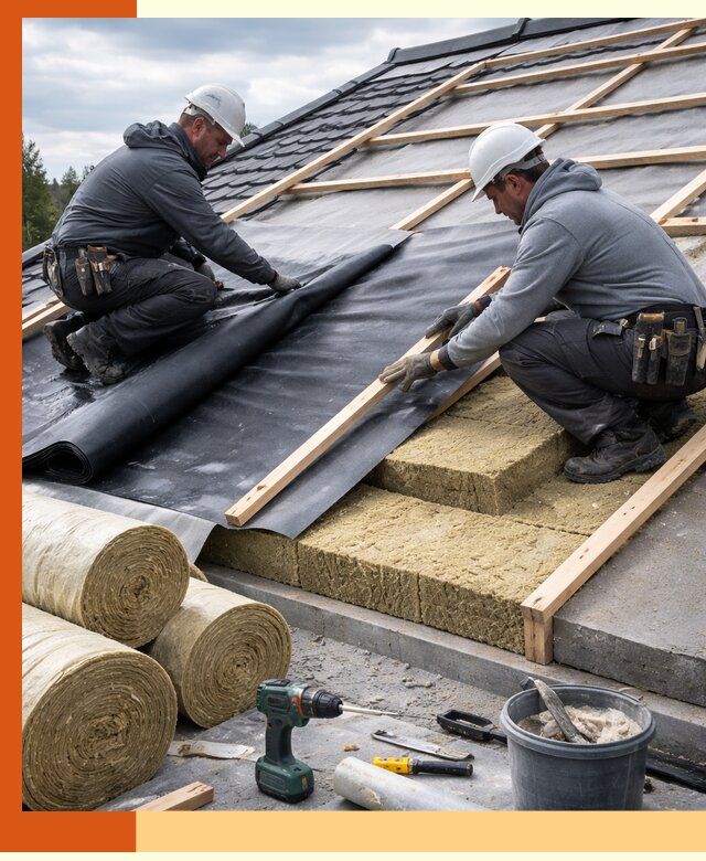 Утепление крыши снаружи в Тейково: профессиональная теплоизоляция