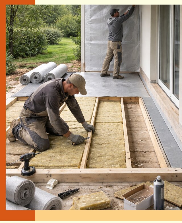 Утепление террасы в Тейково — тепло и защита круглогодично