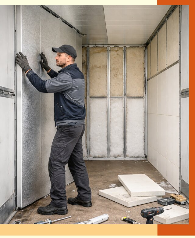 Утепление холодильного кузова в Тейково от 14679 руб. под ключ | ТепломастерТкв