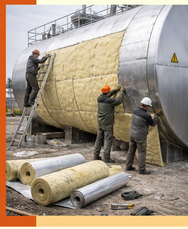 Утепление резервуаров с топливом в Тейково надежно и экономично