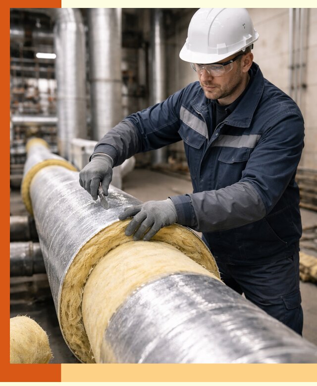 Утепление технологического оборудования и заводских установок в Тейково