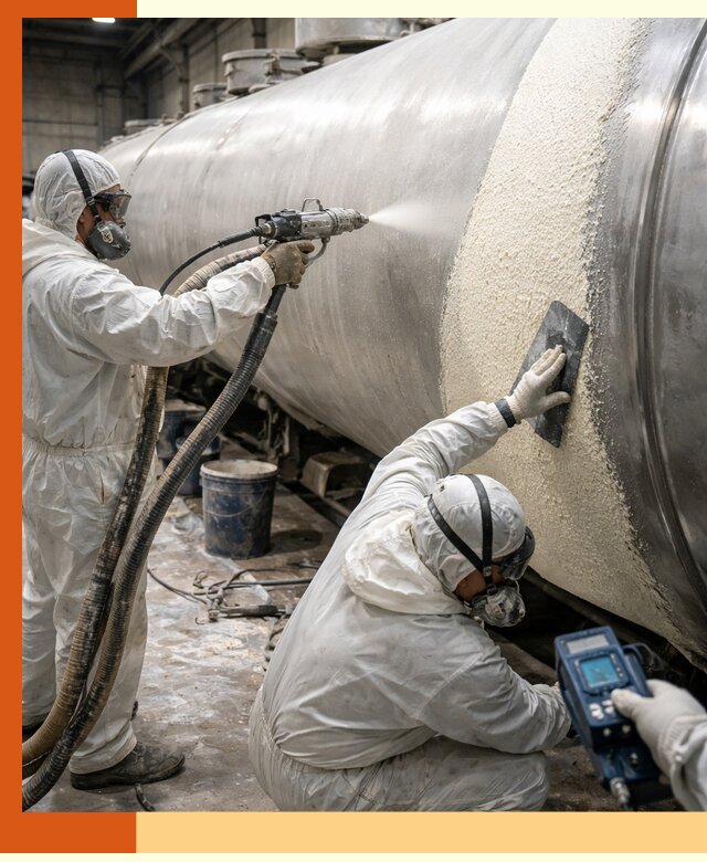 Утепление автоцистерн жидкой теплоизоляцией в Тейково