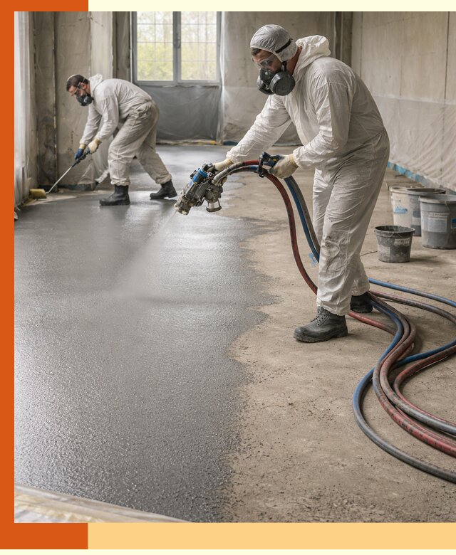 Гидроизоляция полимочевиной полов и конструкций в Тейково