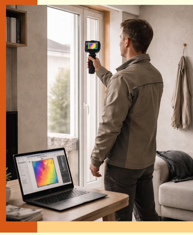 Тепловизионное обследование квартиры в Тейково для поиска утечек тепла