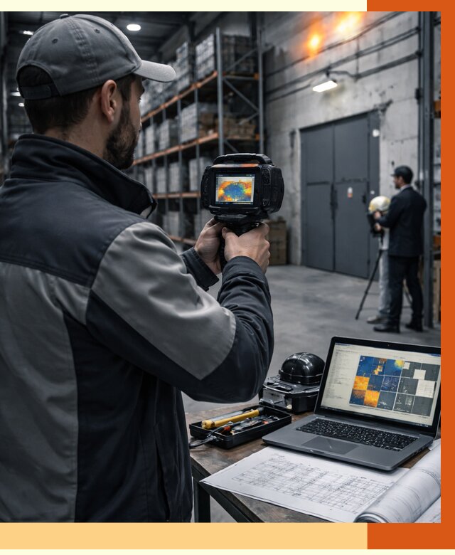 Тепловизионное обследование склада в Тейково от 7067 руб. | ТепломастерТкв