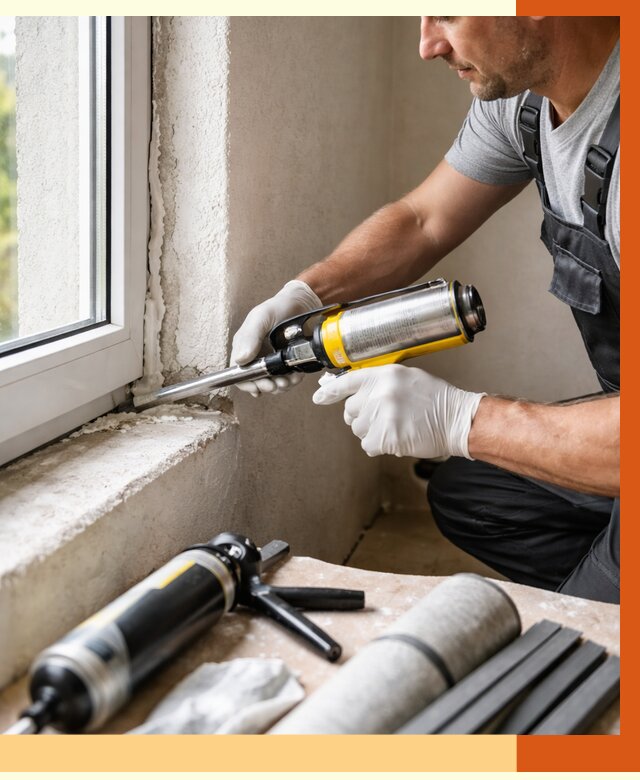 Герметизация стыков и примыканий в Тейково от 1305 руб. под ключ | ТепломастерТкв