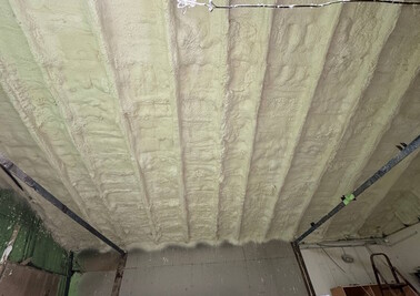 Утепление гаража ППУ